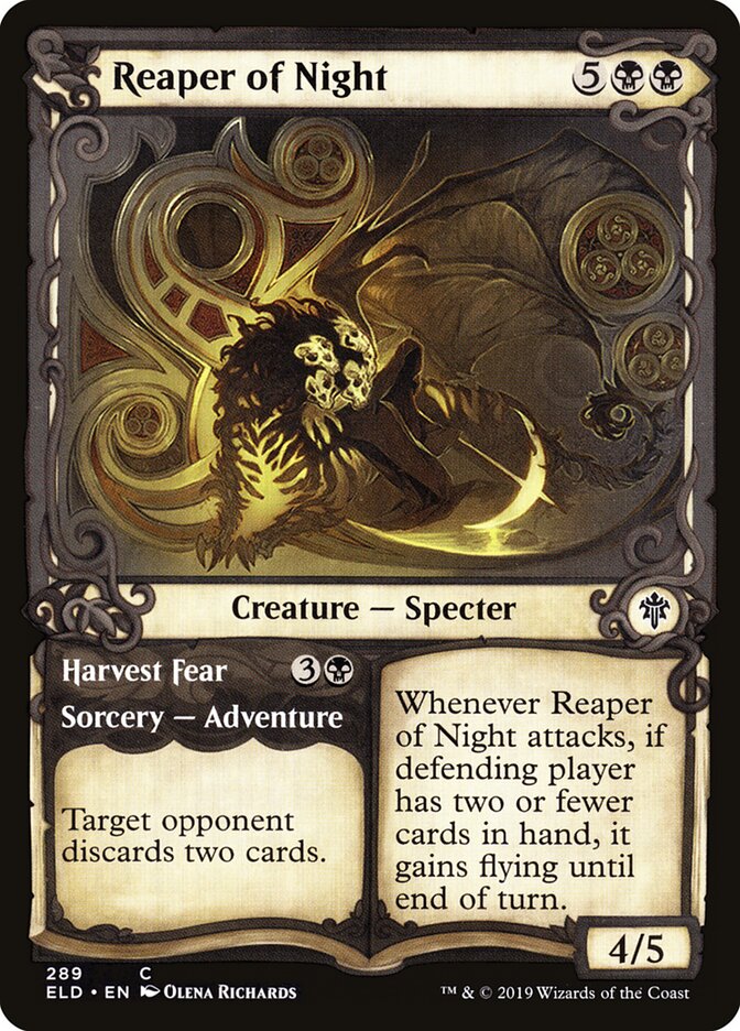 Reaper of Night // Harvest Fear (289) - Throne of Eldraine (ELD)