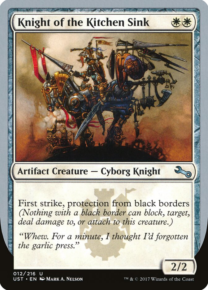 Knight of the Kitchen Sink (12a) - Unstable (UST)