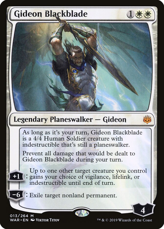Gideon Blackblade (13) - War of the Spark (WAR)