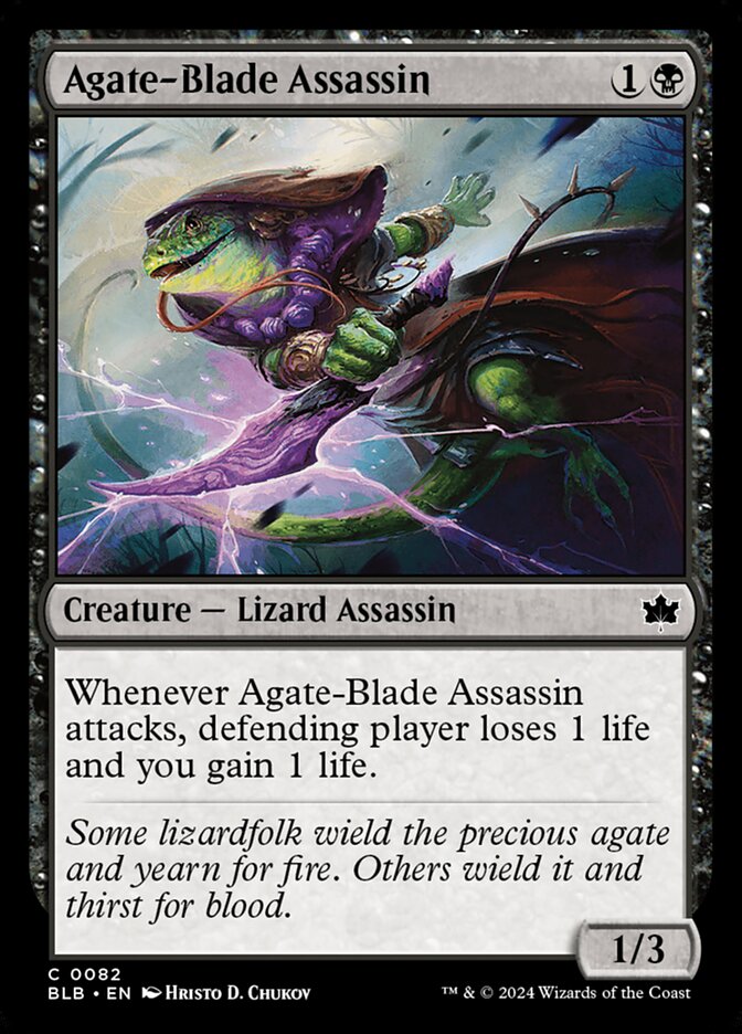 Agate-Blade Assassin - [Foil] Bloomburrow (BLB)