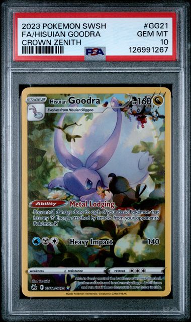 Hisuian Goodra #GG21 - [Graded PSA 10] SWSH: Crown Zenith: Galarian Gallery (CRZ:GG)