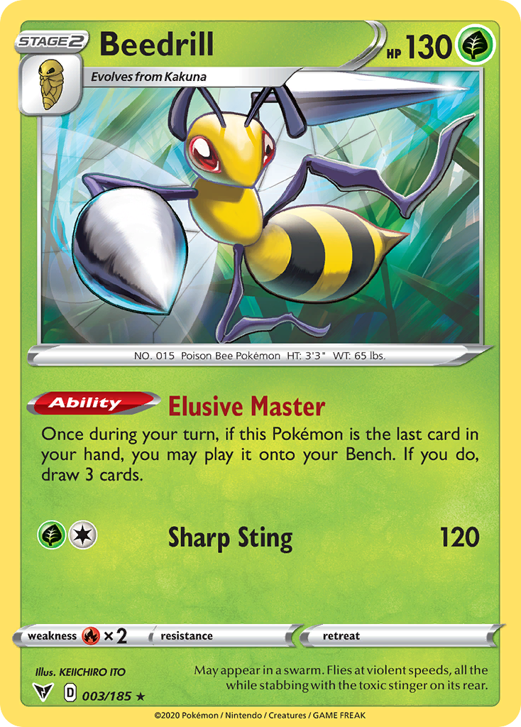 Beedrill (3/185) - Vivid Voltage (VIV)