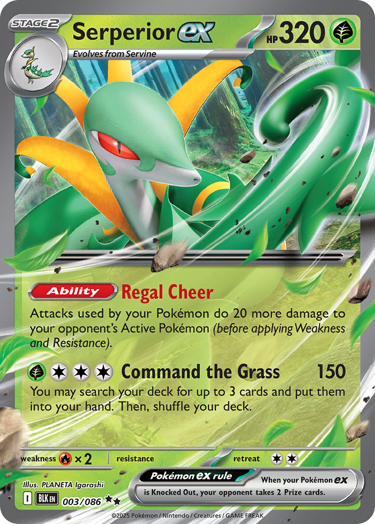 Serperior ex (3/86) - Black Bolt (BLK)
