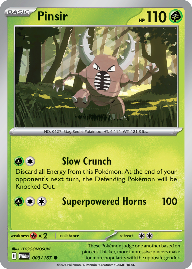 Pinsir (3/167) - Twilight Masquerade (TWM)