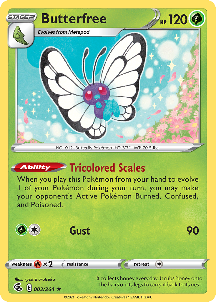 Butterfree (3/264) - [Holo Foil] Fusion Strike (FST)