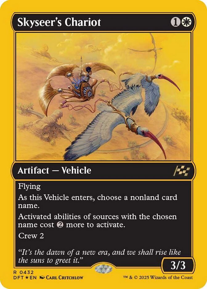 Skyseer's Chariot - [First Place Foil] Aetherdrift (DFT)