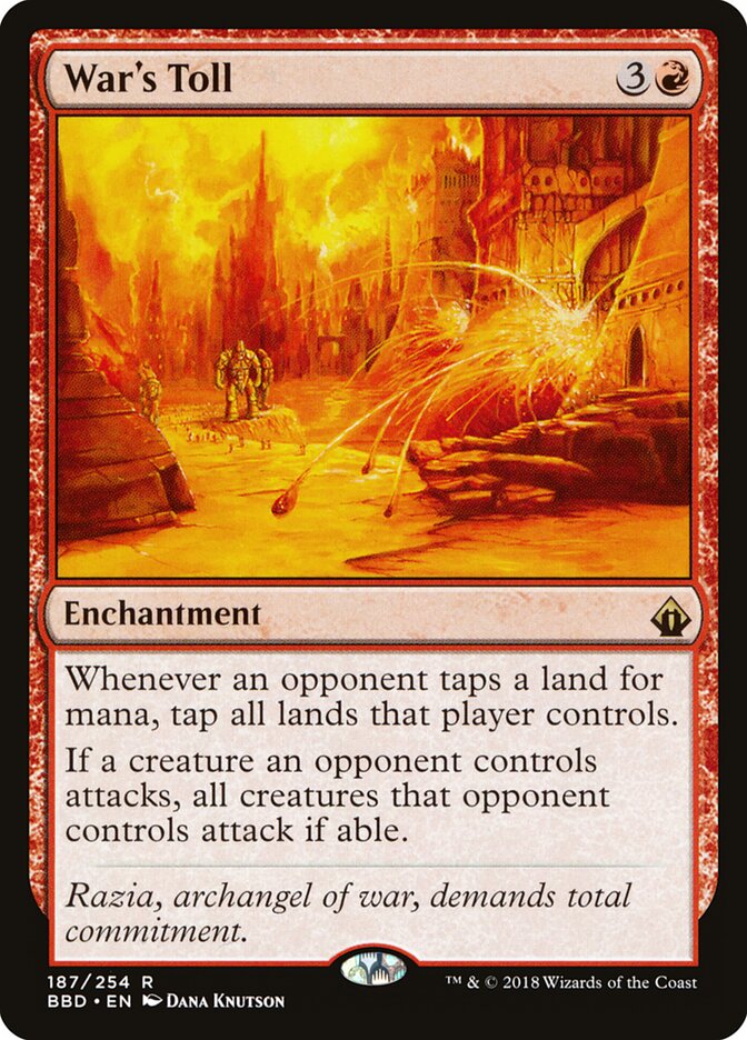 War's Toll (187) - Battlebond (BBD)
