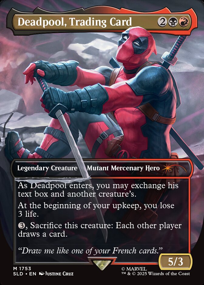 Deadpool, Trading Card (1753) - Secret Lair Drop (SLD)