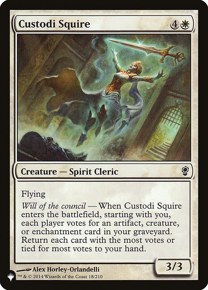 Custodi Squire (CNS-18) - The List (PLST)