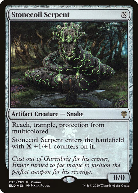 Stonecoil Serpent (235★) - Throne of Eldraine Promos (PELD)