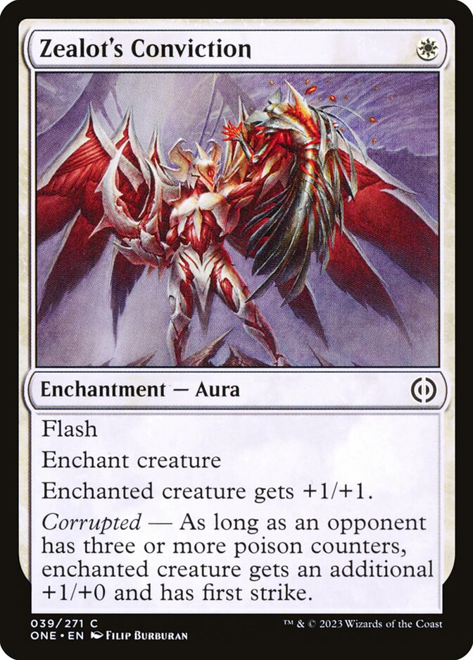 Zealot's Conviction (39) - Phyrexia: All Will Be One (ONE)