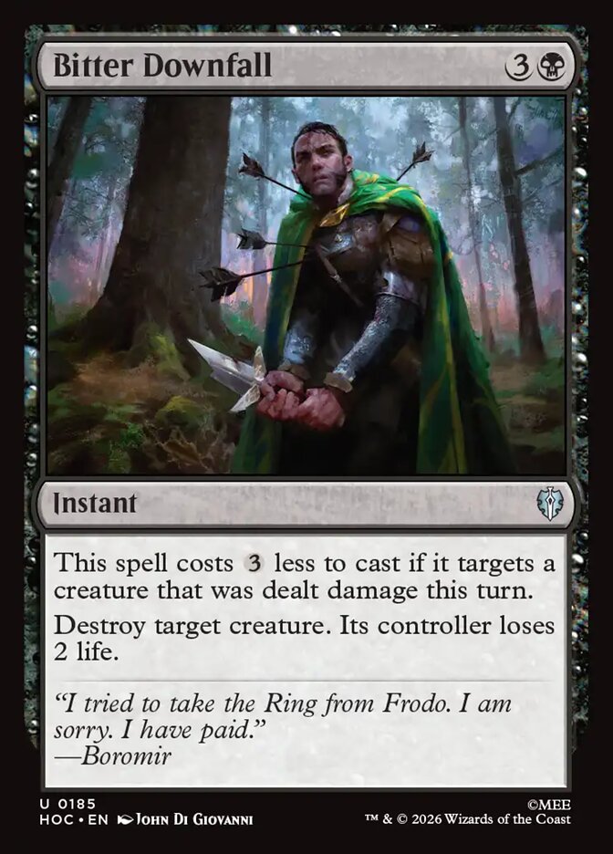 Bitter Downfall (185) - The Hobbit Eternal (HOC)