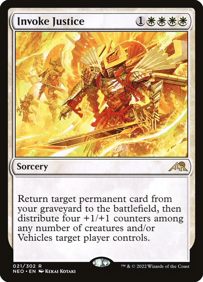 Invoke Justice (21) - Kamigawa: Neon Dynasty (NEO)