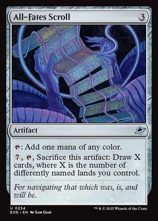 All-Fates Scroll (234) - [Foil] Edge of Eternities (EOE)