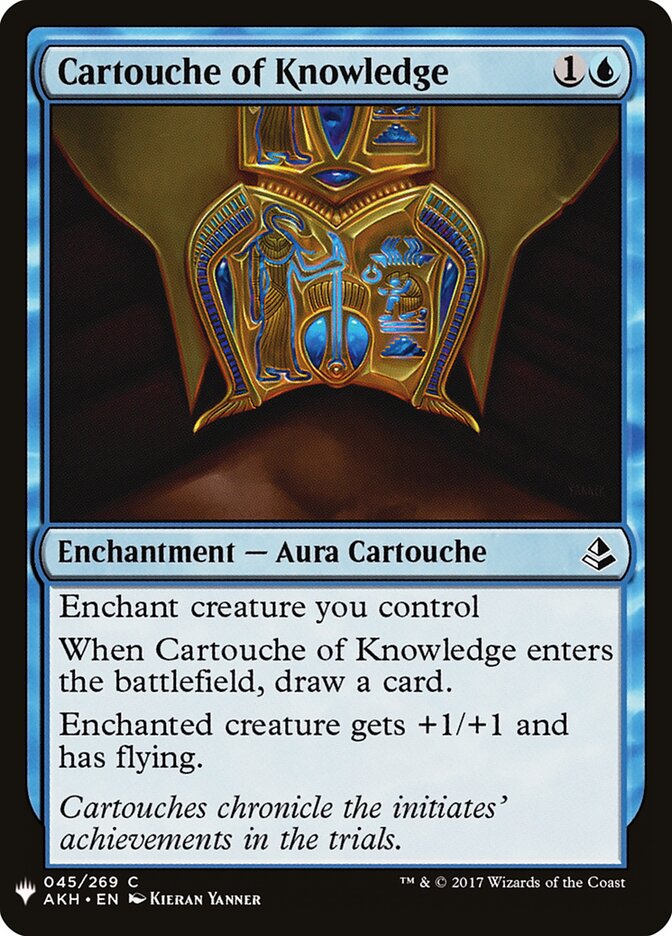 Cartouche of Knowledge (AKH-45) - The List (PLST)