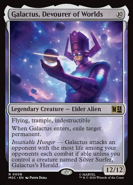 Galactus, Devourer of Worlds (8) - Marvel Super Heroes Commander (MSC)