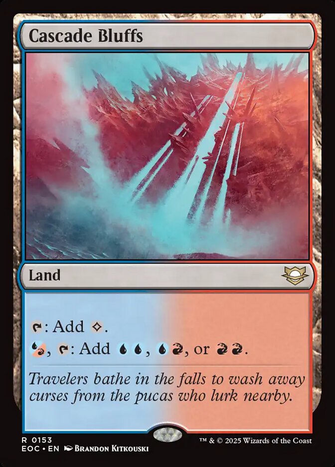 Cascade Bluffs (153) - Edge of Eternities Commander (EOC)