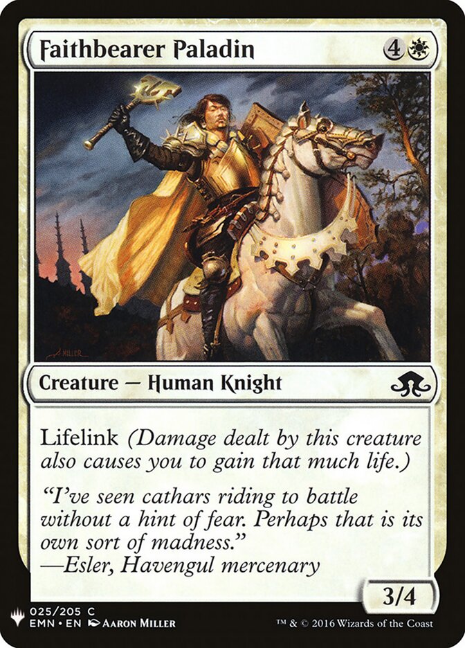 Faithbearer Paladin (EMN-25) - The List (PLST)