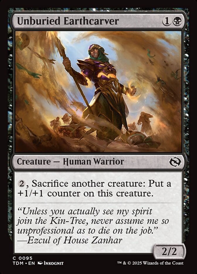 Unburied Earthcarver (95) - Tarkir: Dragonstorm (TDM)