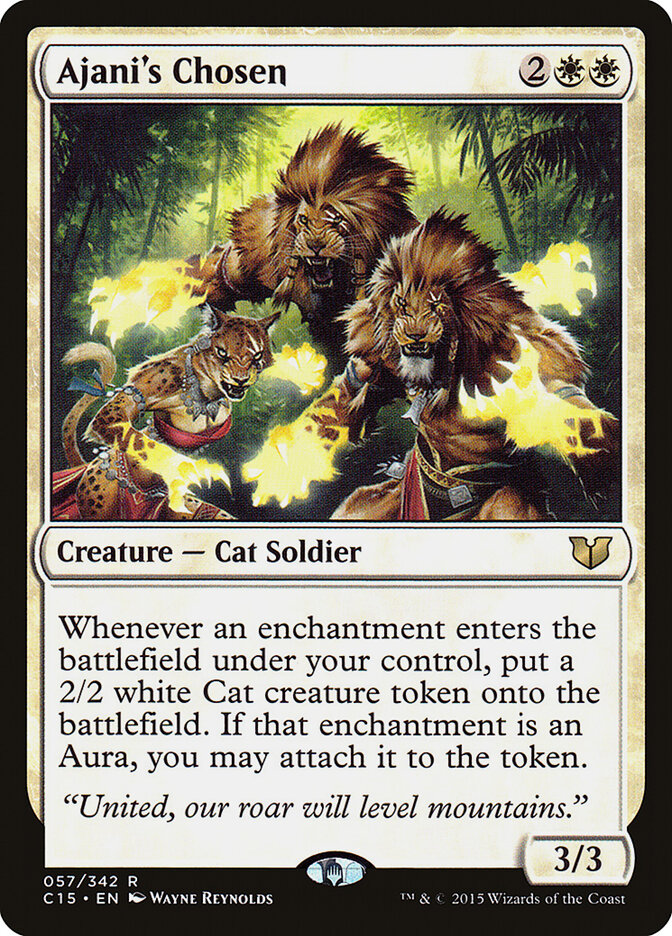 Ajani's Chosen (57) - Commander 2015 (C15)
