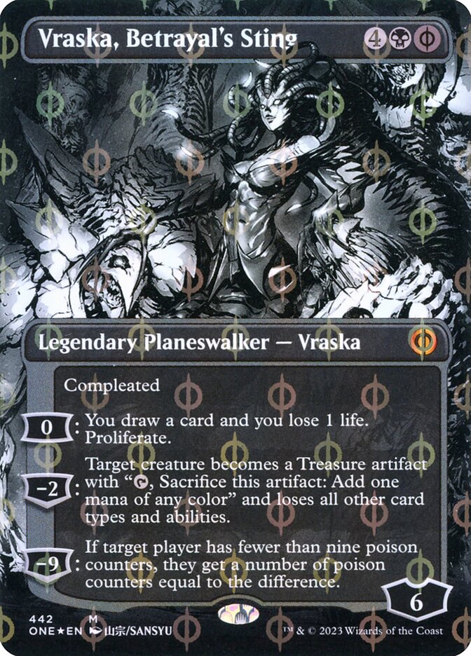 Vraska, Betrayal's Sting (442) - Phyrexia: All Will Be One (ONE)