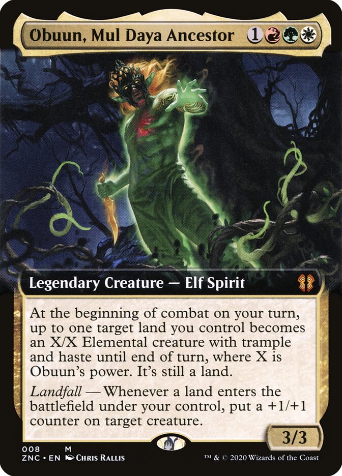 Obuun, Mul Daya Ancestor (8) - Zendikar Rising Commander (ZNC)