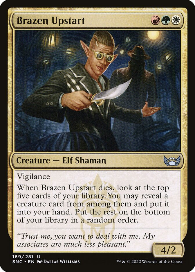 Brazen Upstart (169) - Streets of New Capenna (SNC)