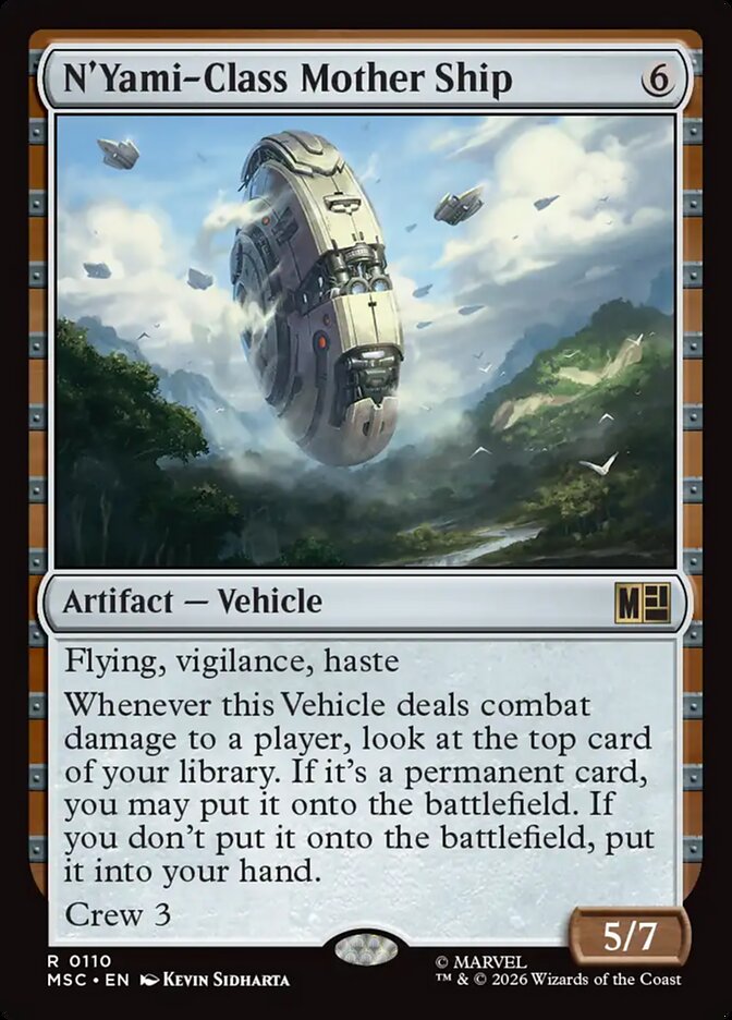 N'Yami-Class Mother Ship (110) - Marvel Super Heroes Commander (MSC)