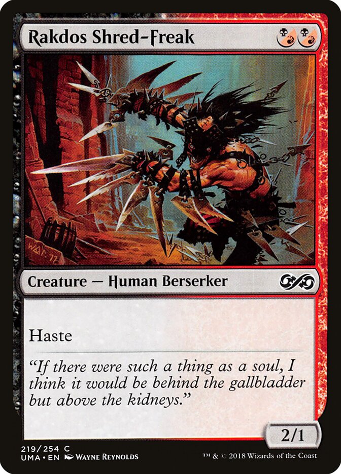 Rakdos Shred-Freak (219) - Ultimate Masters (UMA)