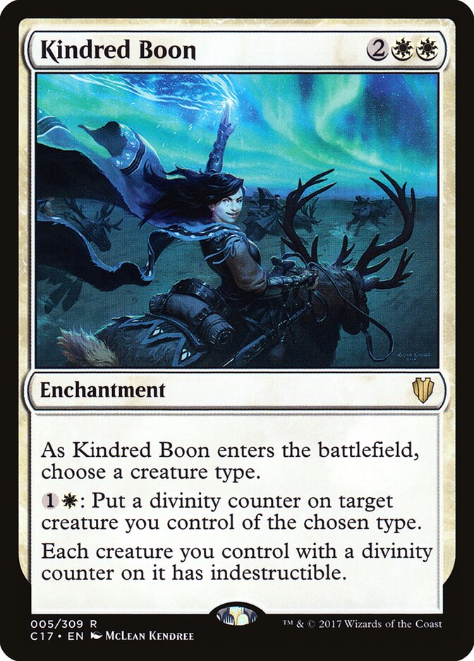 Kindred Boon (5) - Commander 2017 (C17)