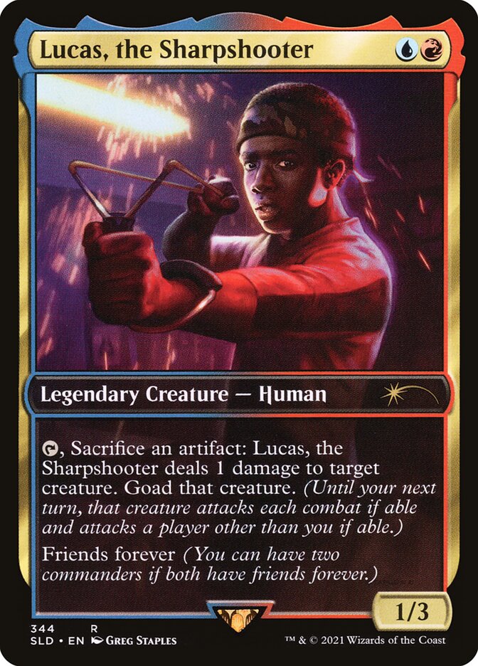 Lucas, the Sharpshooter - Bjorna, Nightfall Alchemist (344) - Secret Lair Drop (SLD)