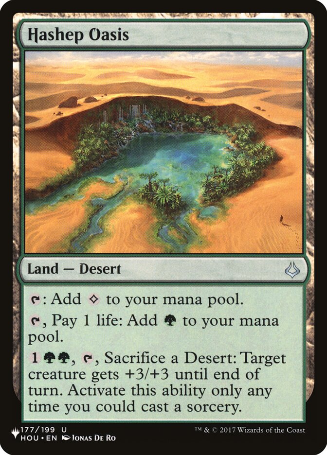 Hashep Oasis (HOU-177) - The List (PLST)