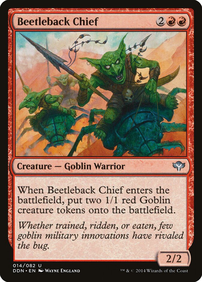 Beetleback Chief (14) - Duel Decks: Speed vs. Cunning (DDN)
