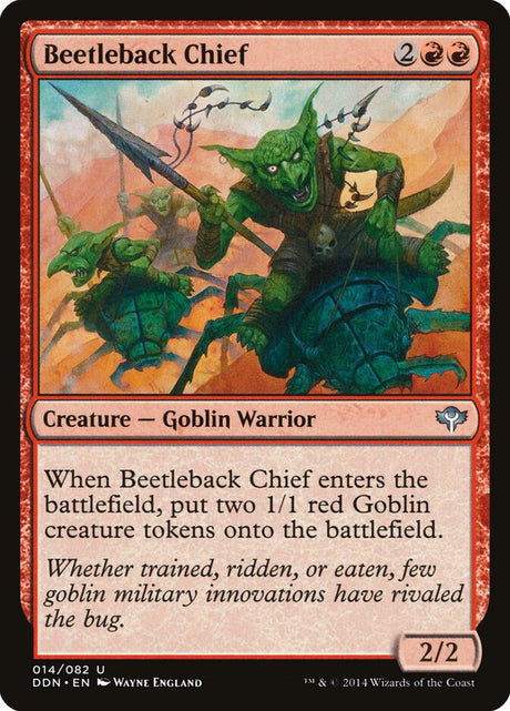 Beetleback Chief (14) - Duel Decks: Speed vs. Cunning (DDN)