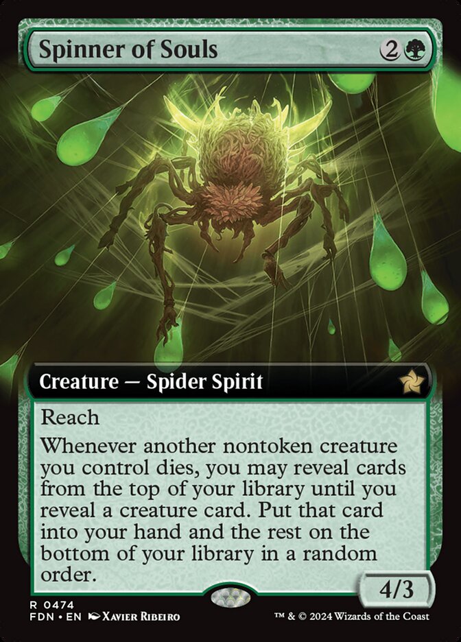Spinner of Souls - [Foil, Extended Art] Foundations (FDN)
