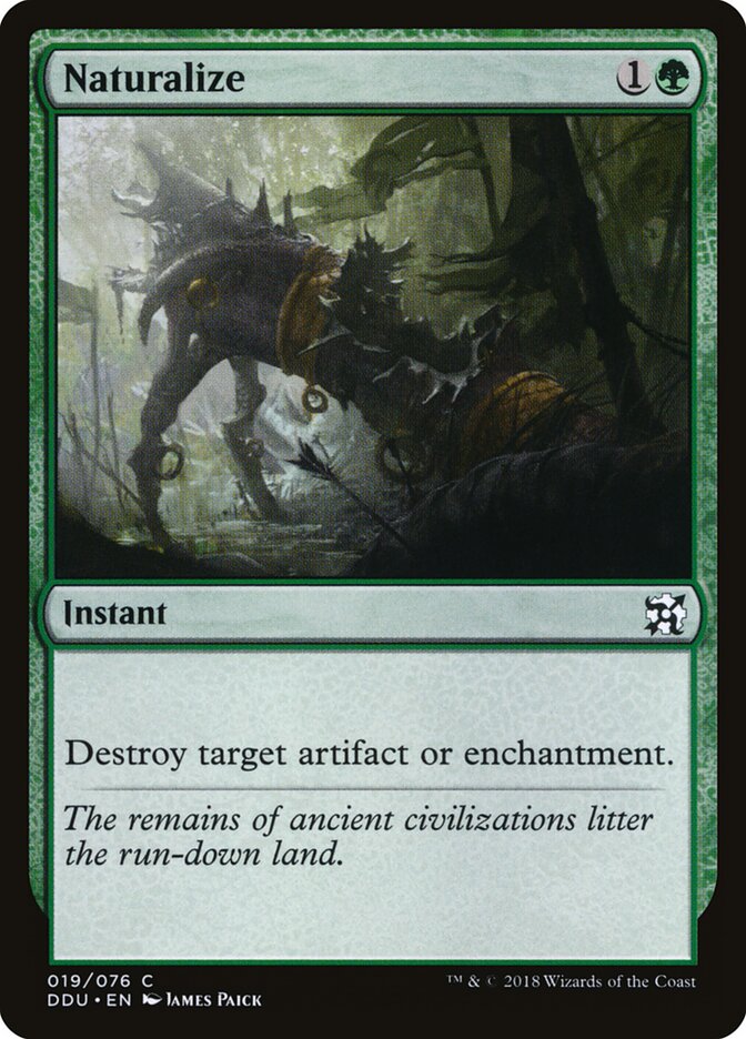 Naturalize (19) - Duel Decks: Elves vs. Inventors (DDU)