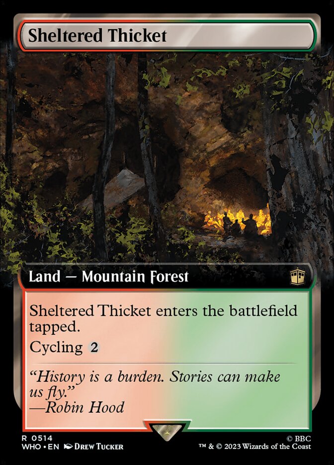 Sheltered Thicket (514) - Doctor Who (WHO)