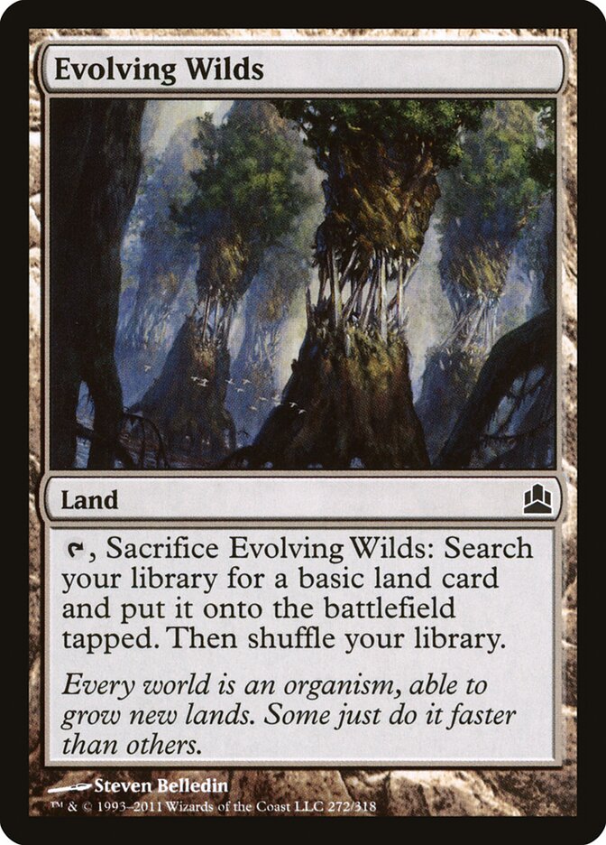 Evolving Wilds (272) - Commander 2011 (CMD)