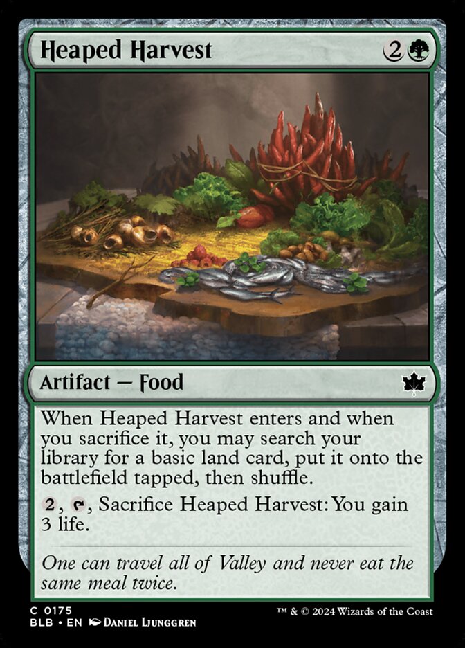 Heaped Harvest (175) - Bloomburrow (BLB)