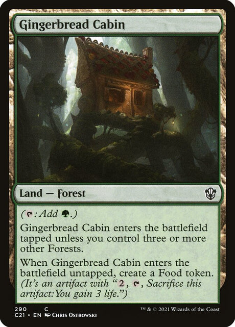 Gingerbread Cabin (290) - Commander 2021 (C21)