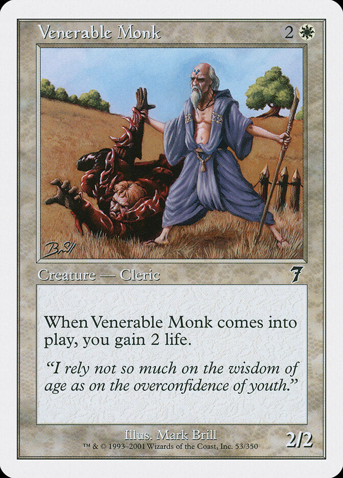 Venerable Monk (53) - Seventh Edition (7ED)