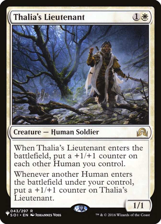 Thalia's Lieutenant (SOI-43) - The List (PLST)