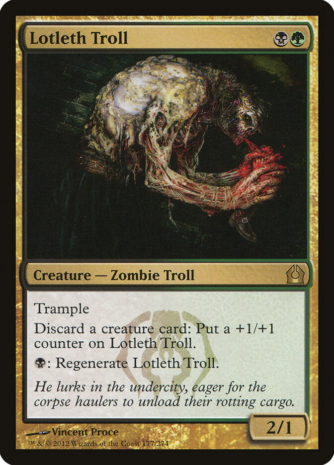 Lotleth Troll (177) - Return to Ravnica (RTR)