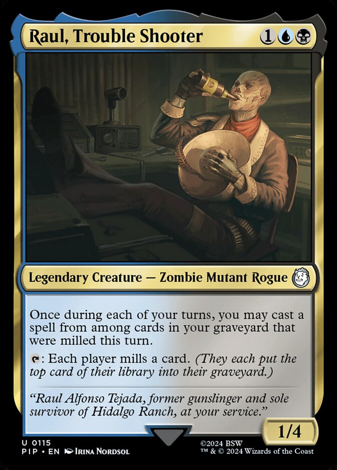 Raul, Trouble Shooter - [Foil] Fallout (PIP)