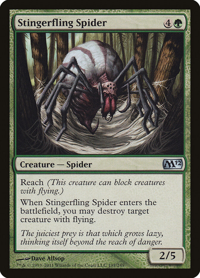 Stingerfling Spider (197) - Magic 2012 (M12)