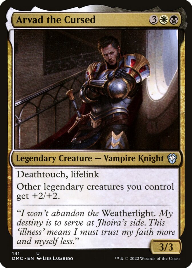 Arvad the Cursed (141) - Dominaria United Commander (DMC)