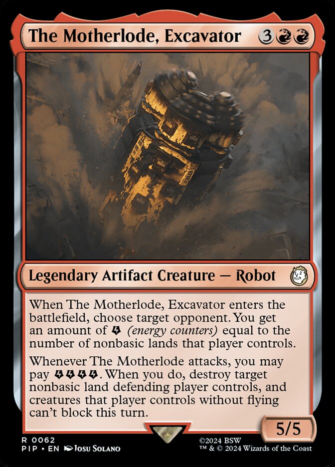 The Motherlode, Excavator - [Foil] Fallout (PIP)