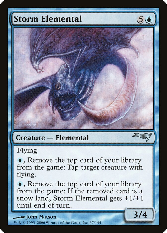 Storm Elemental (37) - Coldsnap Theme Decks (CST)