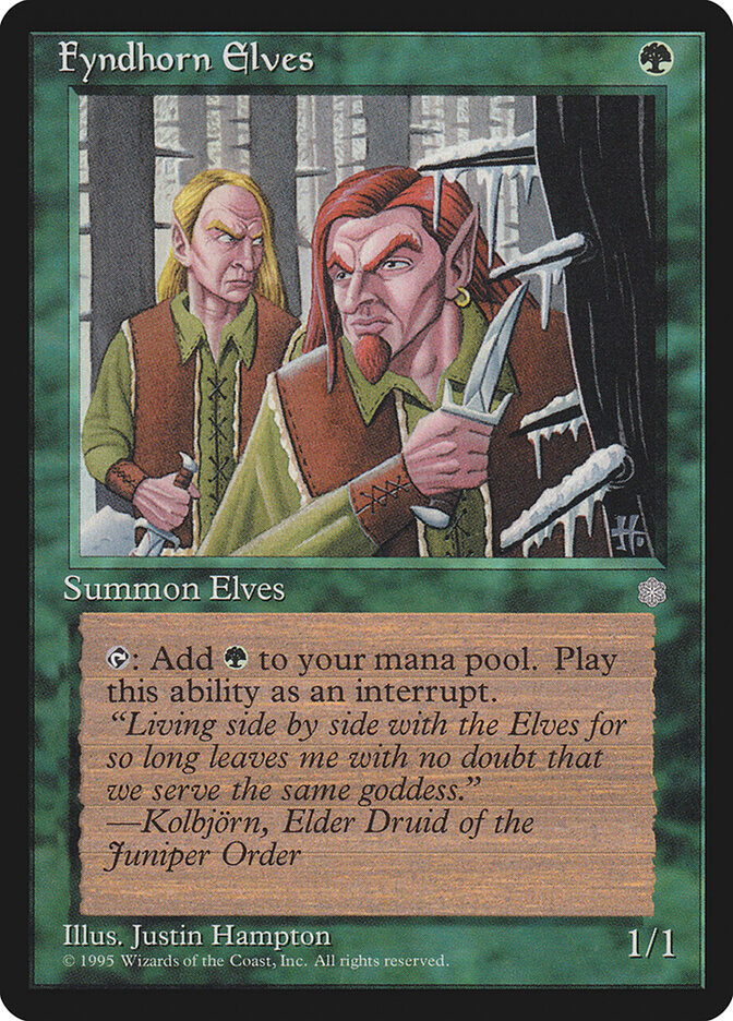 Fyndhorn Elves (244) - Ice Age (ICE)
