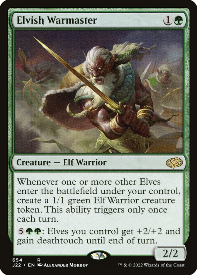 Elvish Warmaster (654) - Jumpstart 2022 (J22)